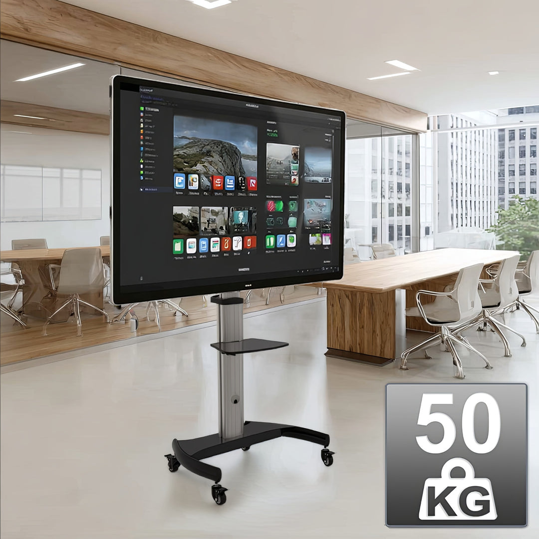 Support universel pour téléviseurs  avec hauteur réglable max 70" charge maximale 50 kg max VESA 600x400 Maclean Brackets MC-801
