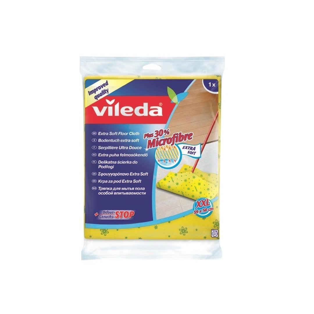 Microvezeldoek met zilverionen voor vloer Vileda Odor Stop