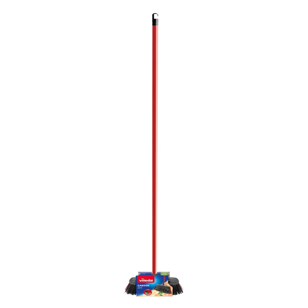 Vileda 2 in1 buitenbezemborstel Tuin + Handvat