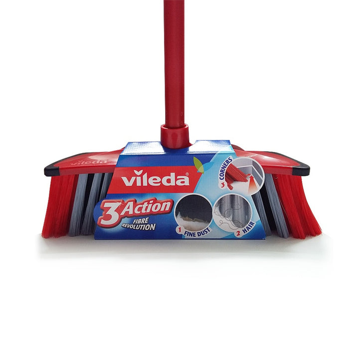 VILEDA Binnenbezemborstel 3 Action + handvat