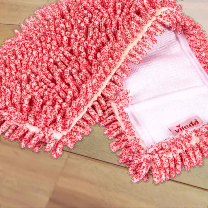 Microvezel vlakmop met Vileda Chenille 3D-handgreep