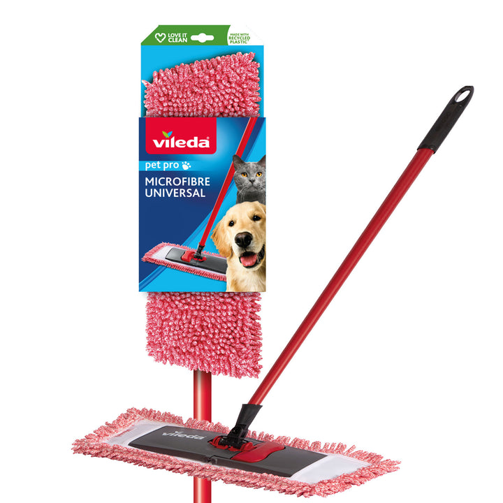 Microvezel vlakmop met Vileda Chenille 3D-handgreep