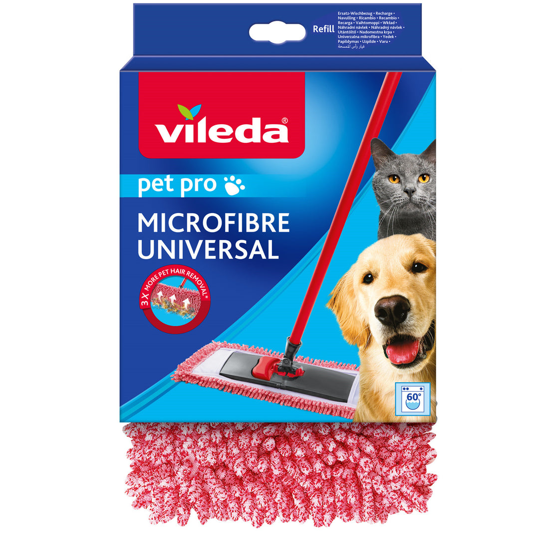 Recharge pour vadrouille plate ACTIVE MAX et SUPER PUCER CLASSIC Vileda CHENILLE 3D