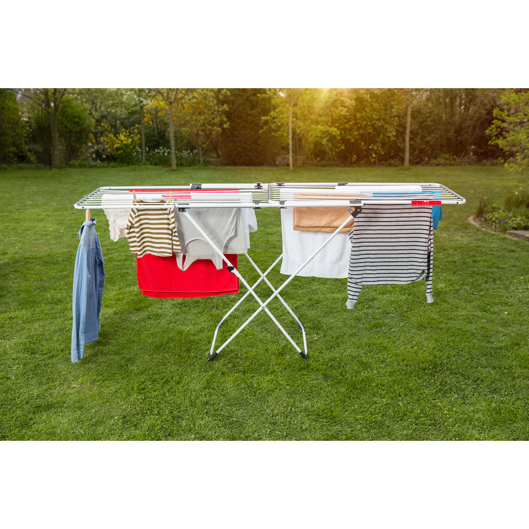 Séchoir à linge extensible Vileda Doble jusqu'à 209 cm de long