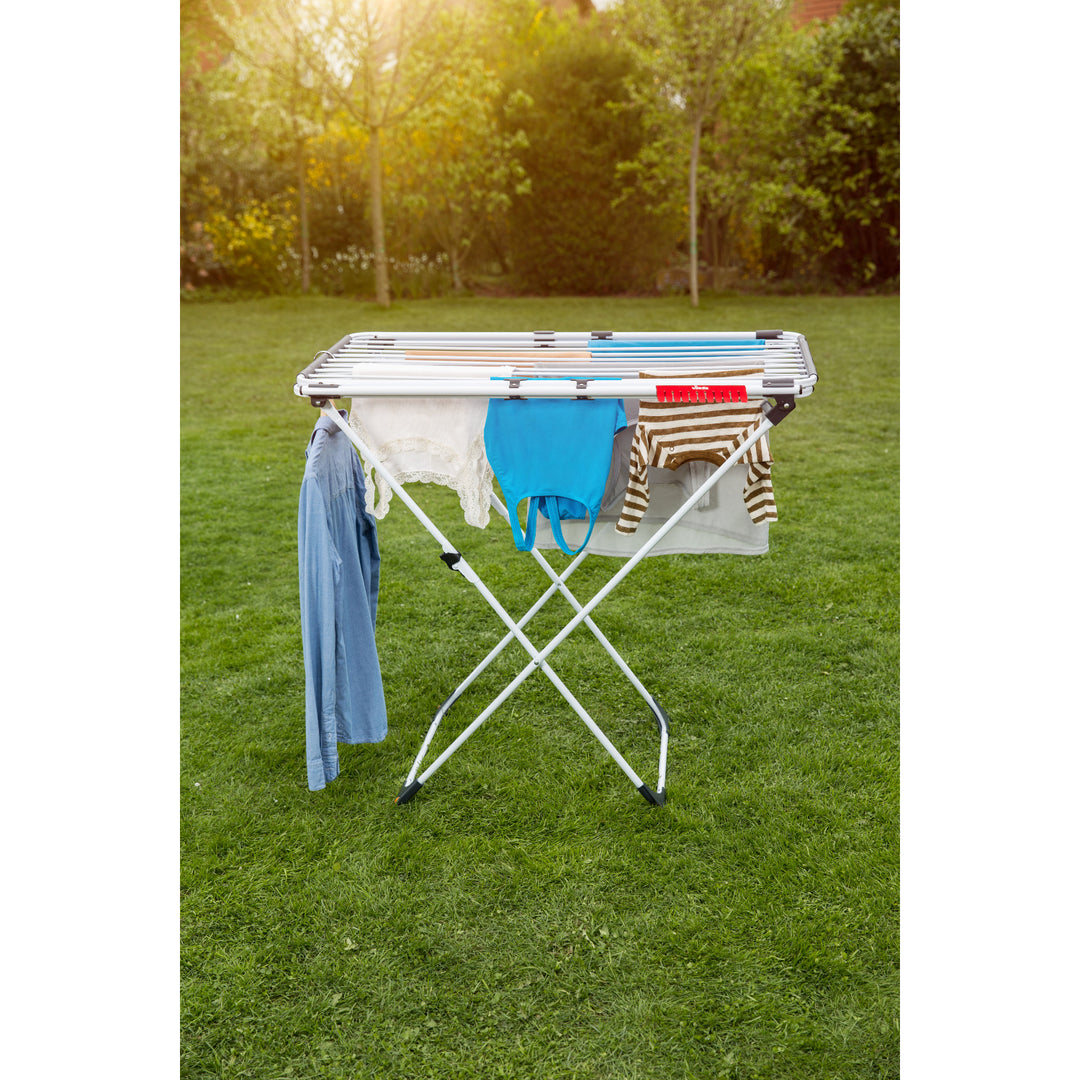 Séchoir à linge extensible Vileda Doble jusqu'à 209 cm de long