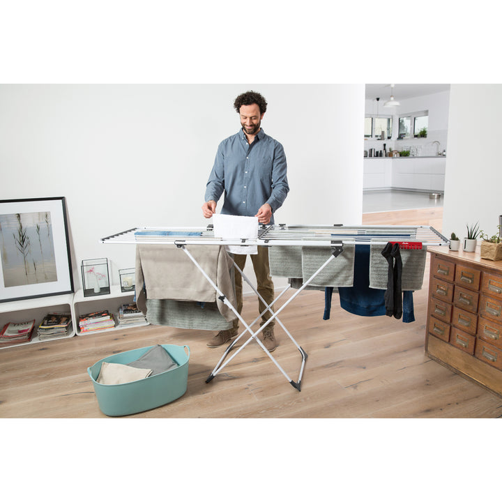 Séchoir à linge extensible Vileda Doble jusqu'à 209 cm de long