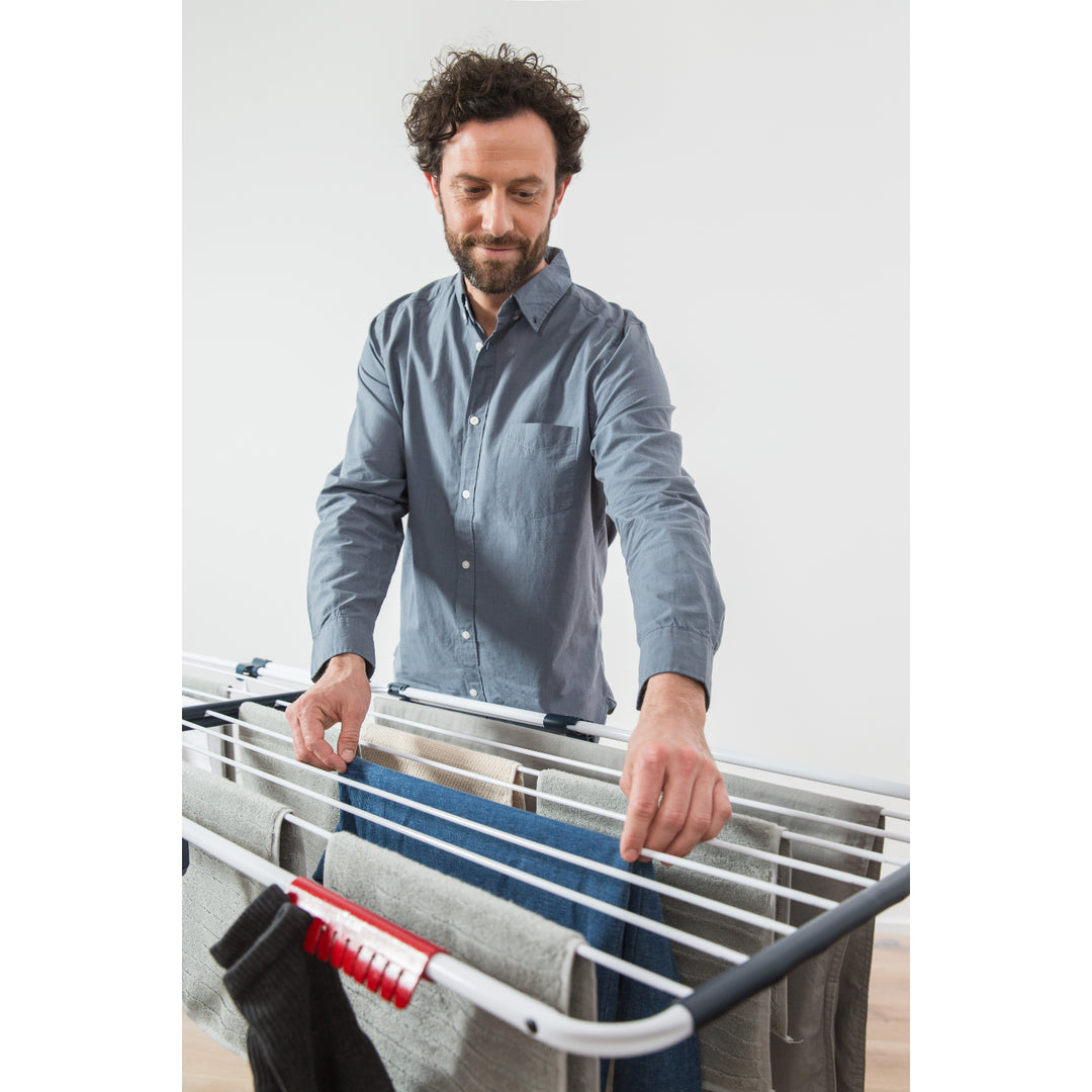Séchoir à linge extensible Vileda Doble jusqu'à 209 cm de long
