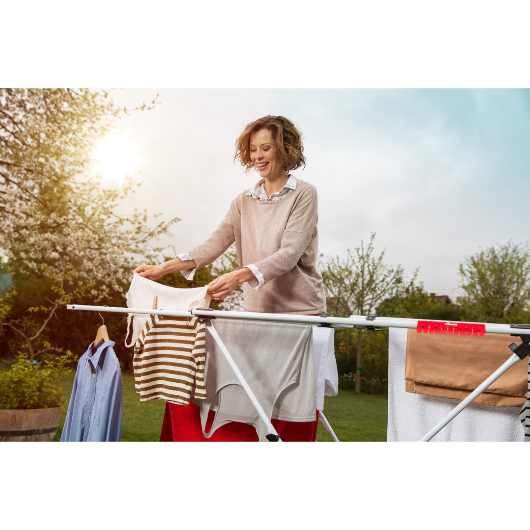Séchoir à linge extensible Vileda Doble jusqu'à 209 cm de long