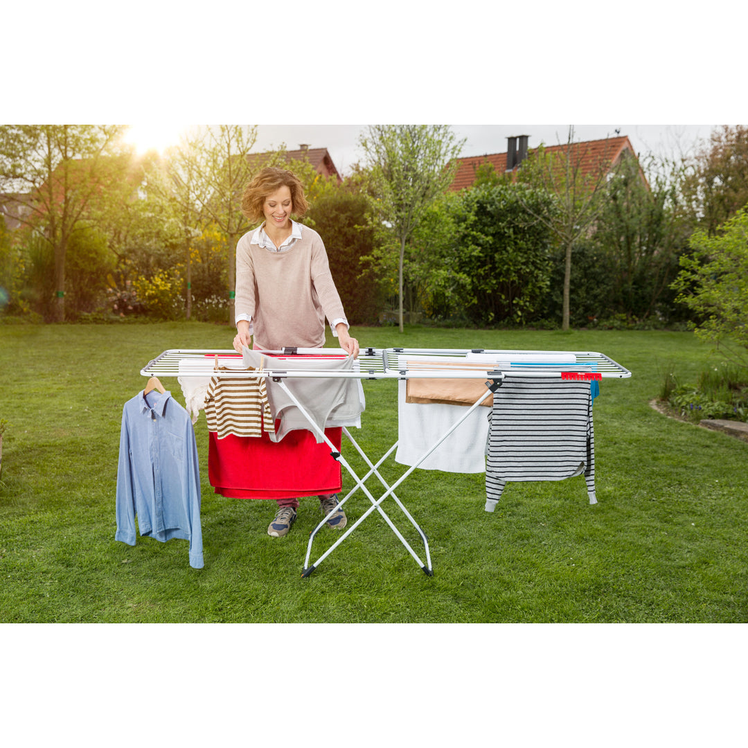 Séchoir à linge extensible Vileda Doble jusqu'à 209 cm de long