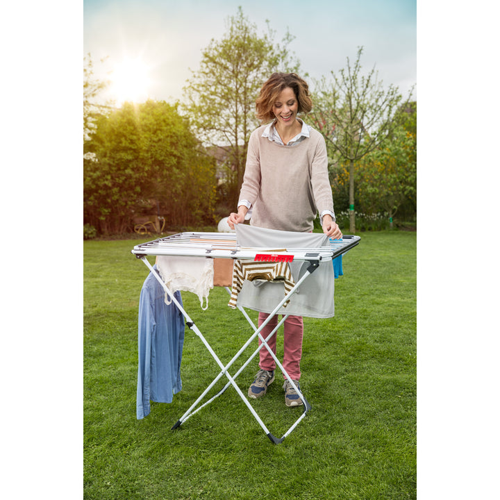 Séchoir à linge extensible Vileda Doble jusqu'à 209 cm de long