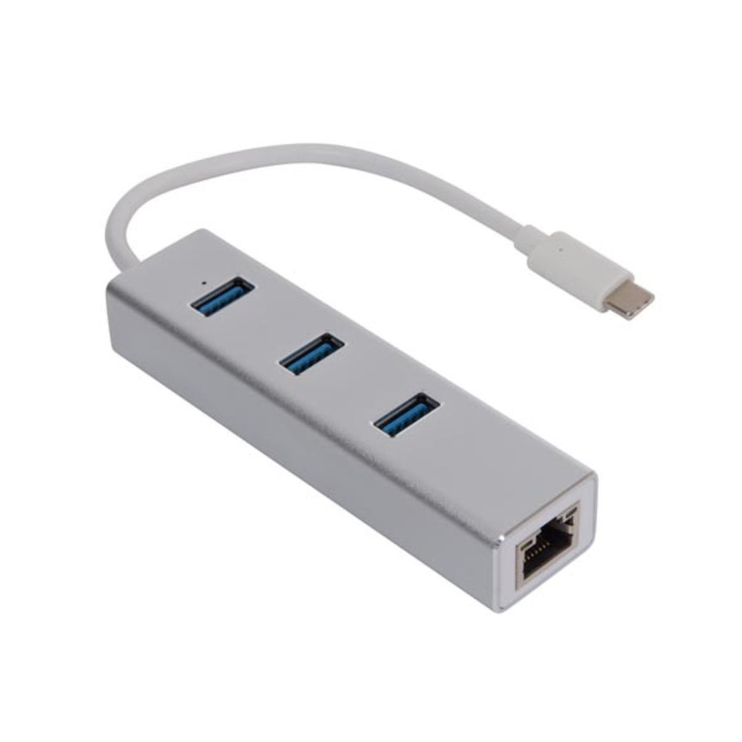 Adaptateur USB-C vers Gigabit Ethernet pour une connexion réseau à haut débit Velleman PCMP202