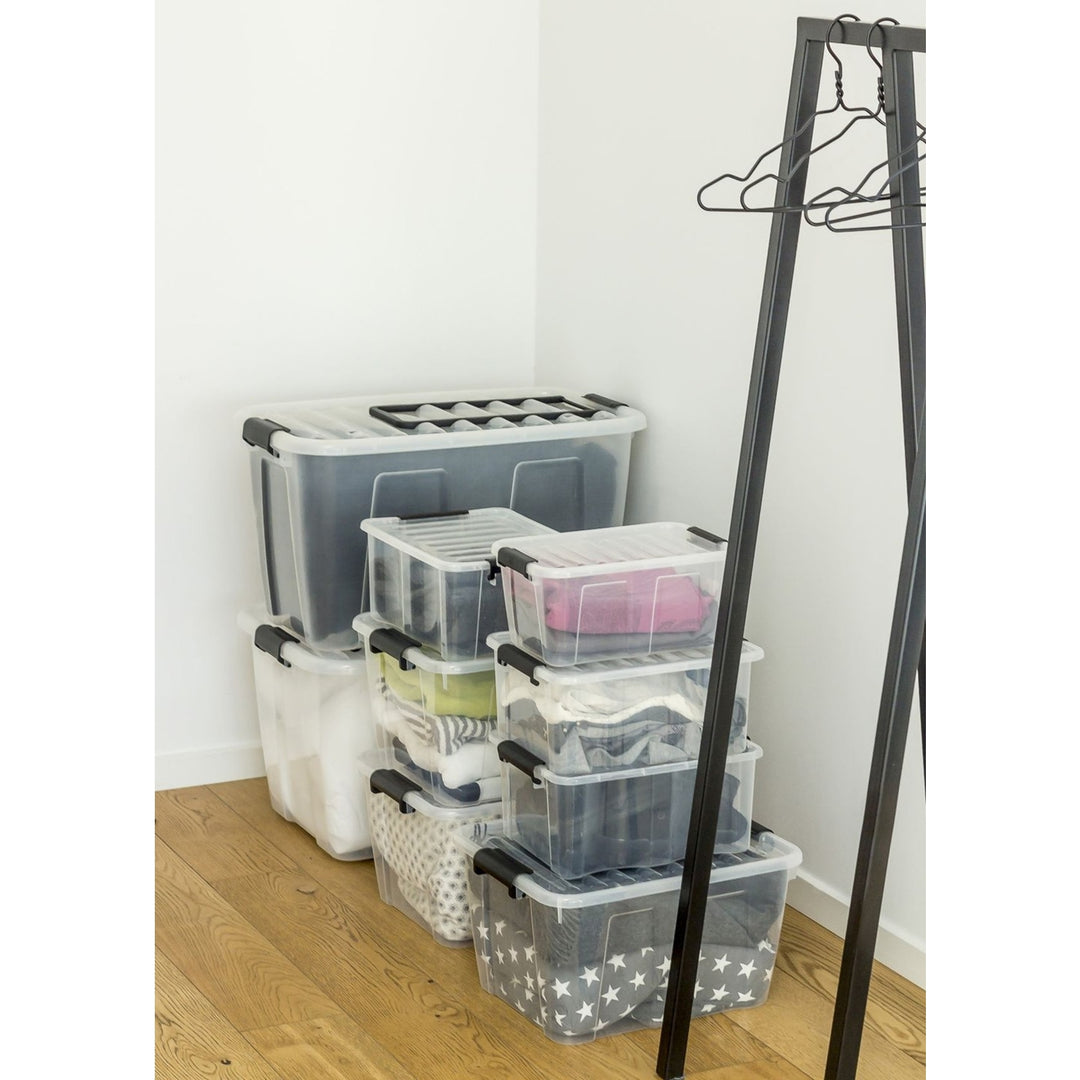 Boîte conteneur avec couvercle Plast Team HOME BOX 30L QUALITY