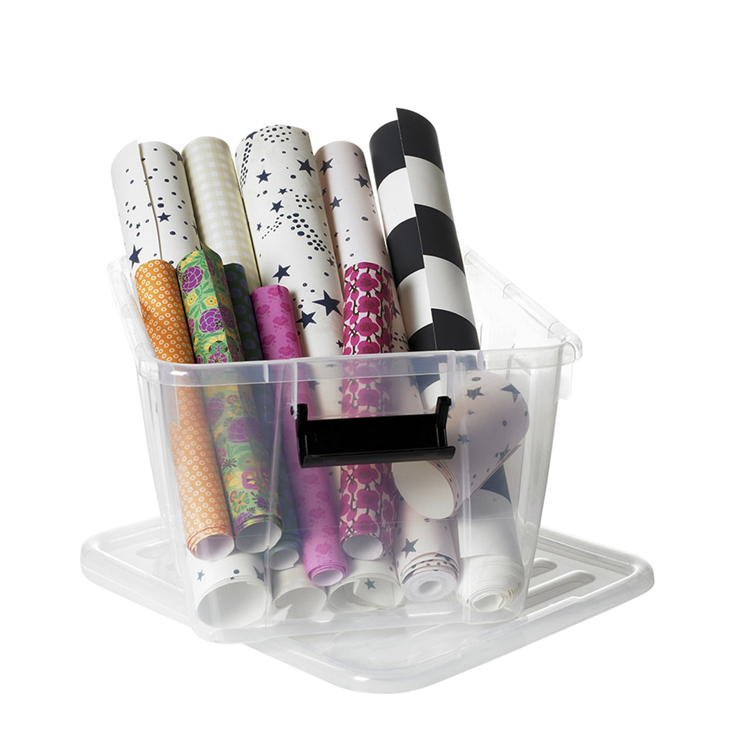 Boîte conteneur avec couvercle Plast Team HOME BOX 30L QUALITY