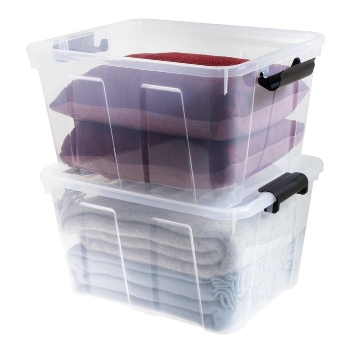 Boîte conteneur avec couvercle Plast Team HOME BOX 30L QUALITY