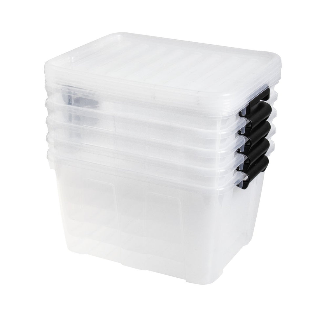 Boîte conteneur avec couvercle Plast Team HOME BOX 30L QUALITY