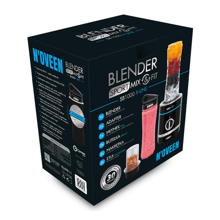 Mélangeur Noveen Sport Mix & Fit SB1000 Xline 300W Accessoires