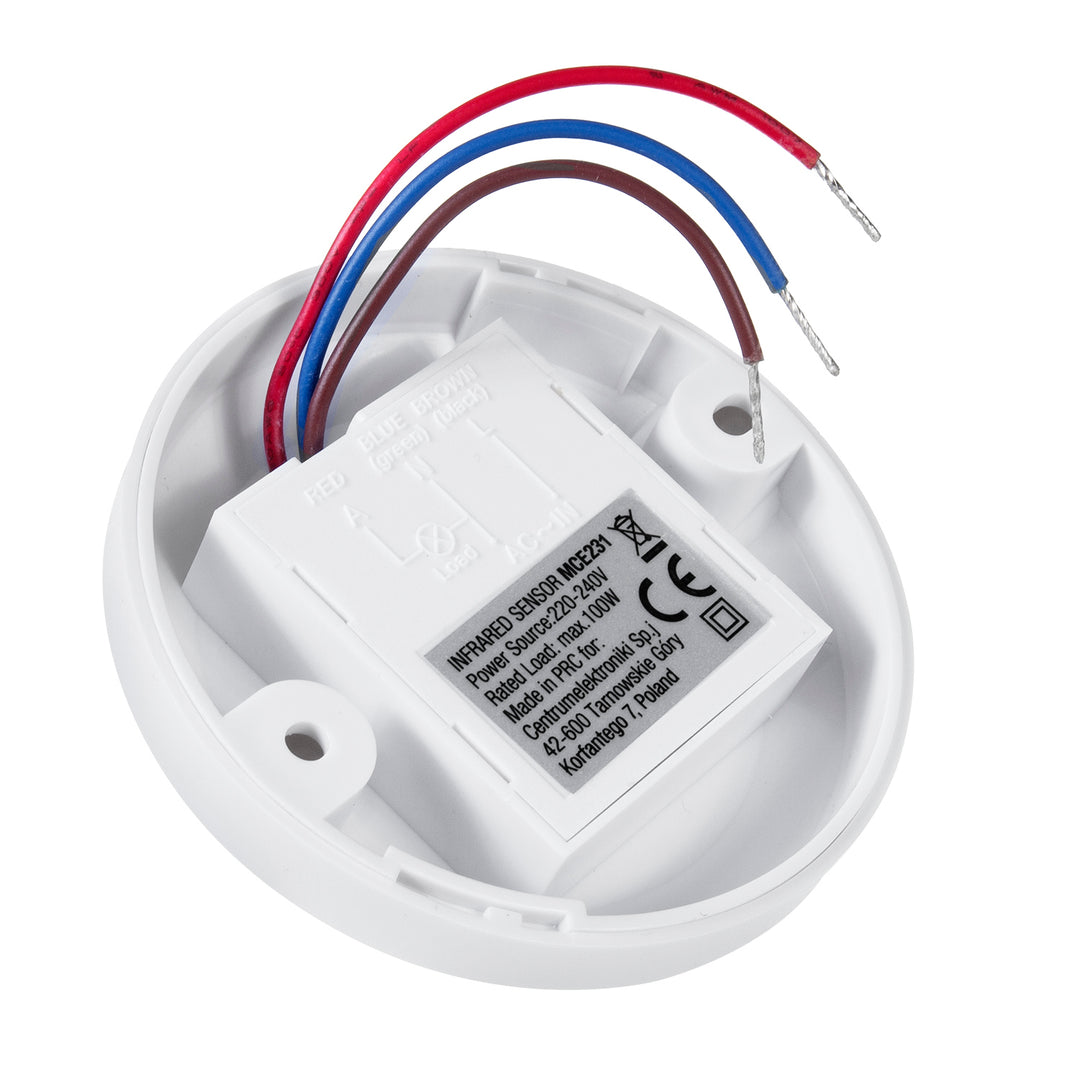 360° PIR-bewegingsmelder Bereik tot 6 m LED IP20 Maclean MCE231