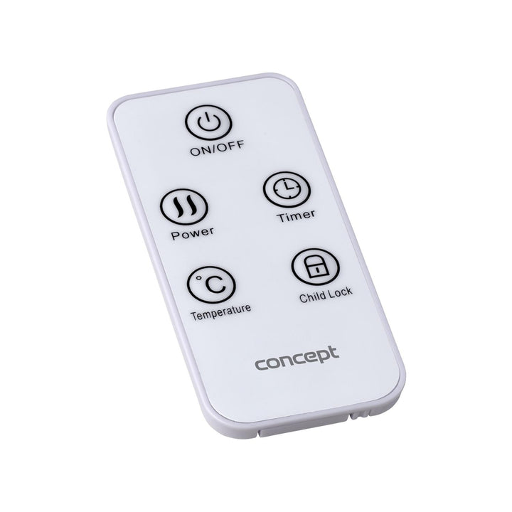 Convecteur verre trempé électrique Concept KS4000 blanc