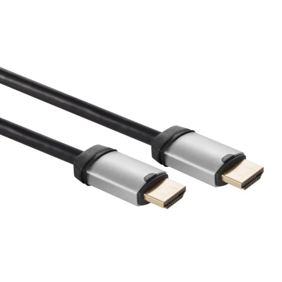 Câble HDMI 2.0 haute vitesse avec Ethernet pour vidéo et audio 0,75 m noir