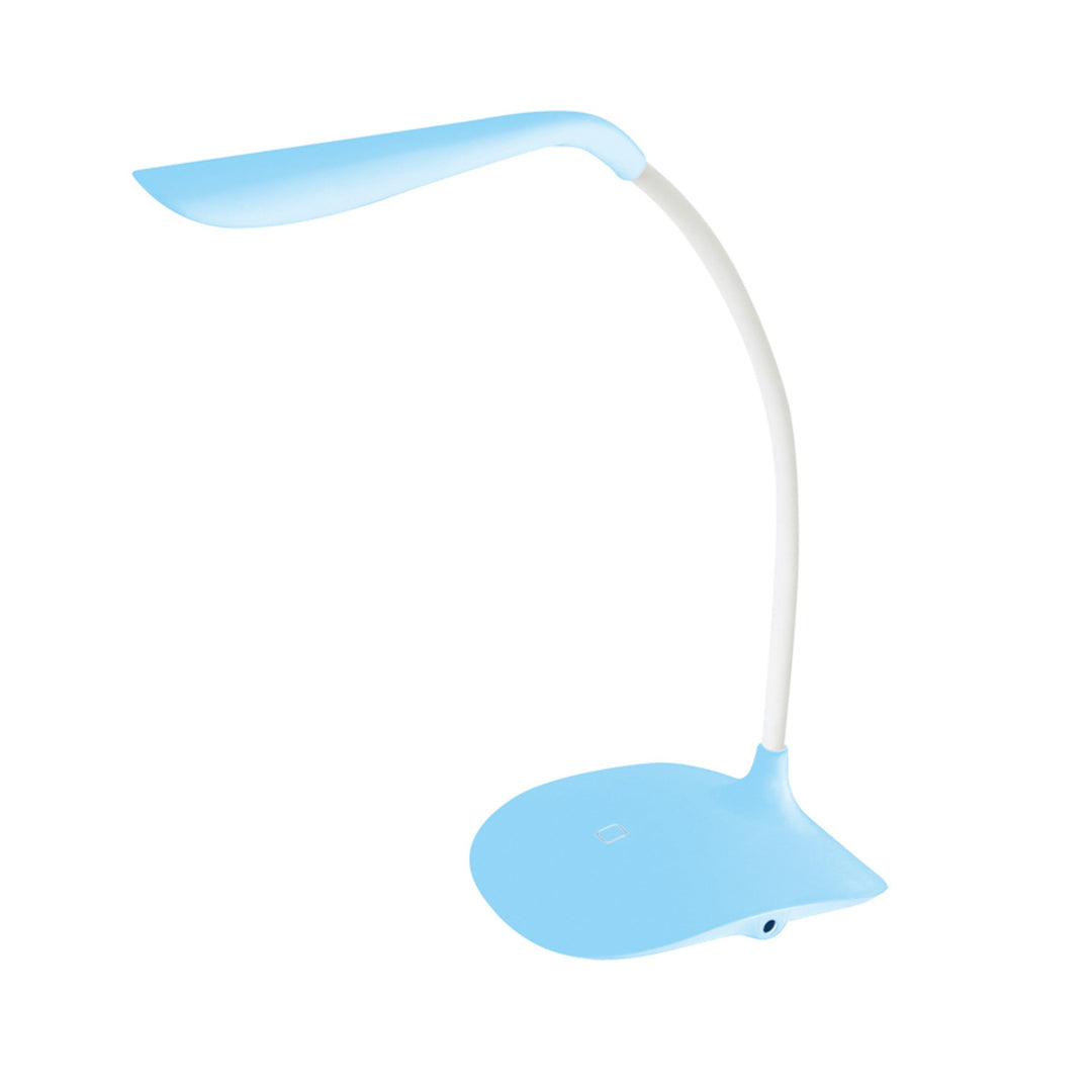 Platinet bureaulamp, flexibele arm, 3,5W, blauw, PDL01BL