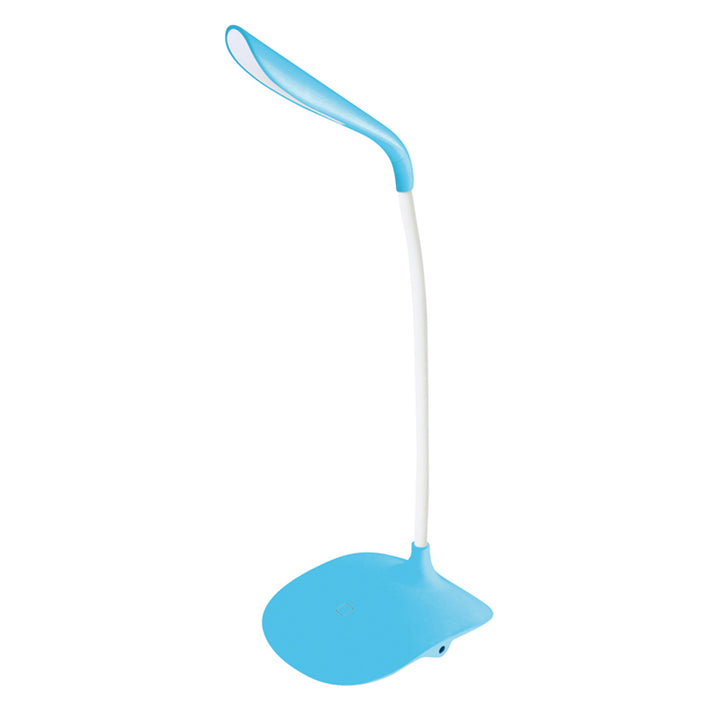 Platinet bureaulamp, flexibele arm, 3,5W, blauw, PDL01BL