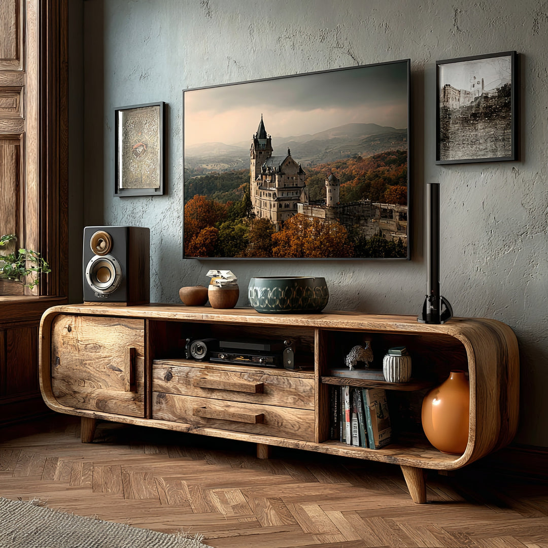 Maclean MCTV-930 TV-antenne voor binnen HDTV-radioantenne DVB-T2 DVB-T2 HEVC DAB FM-versterker 100dBμV Digital Terrestrial