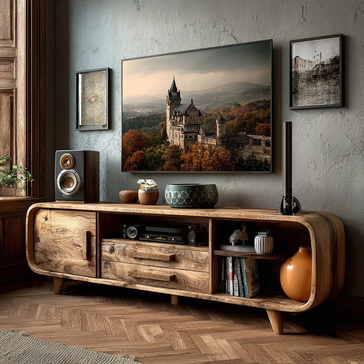 Maclean MCTV-930 TV-antenne voor binnen HDTV-radioantenne DVB-T2 DVB-T2 HEVC DAB FM-versterker 100dBμV Digital Terrestrial