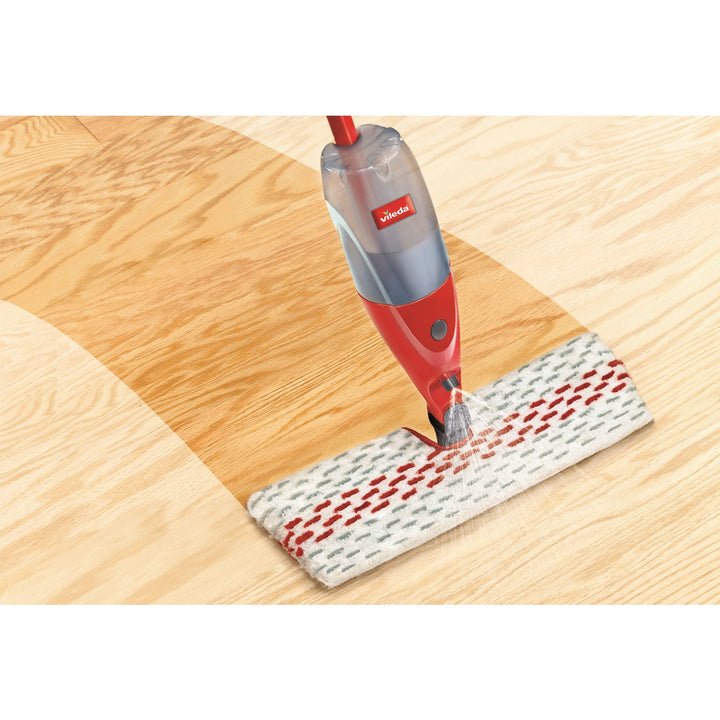 Mop avec nettoyeur rotatif Vileda Spray & Clean Couverture en microfibre double