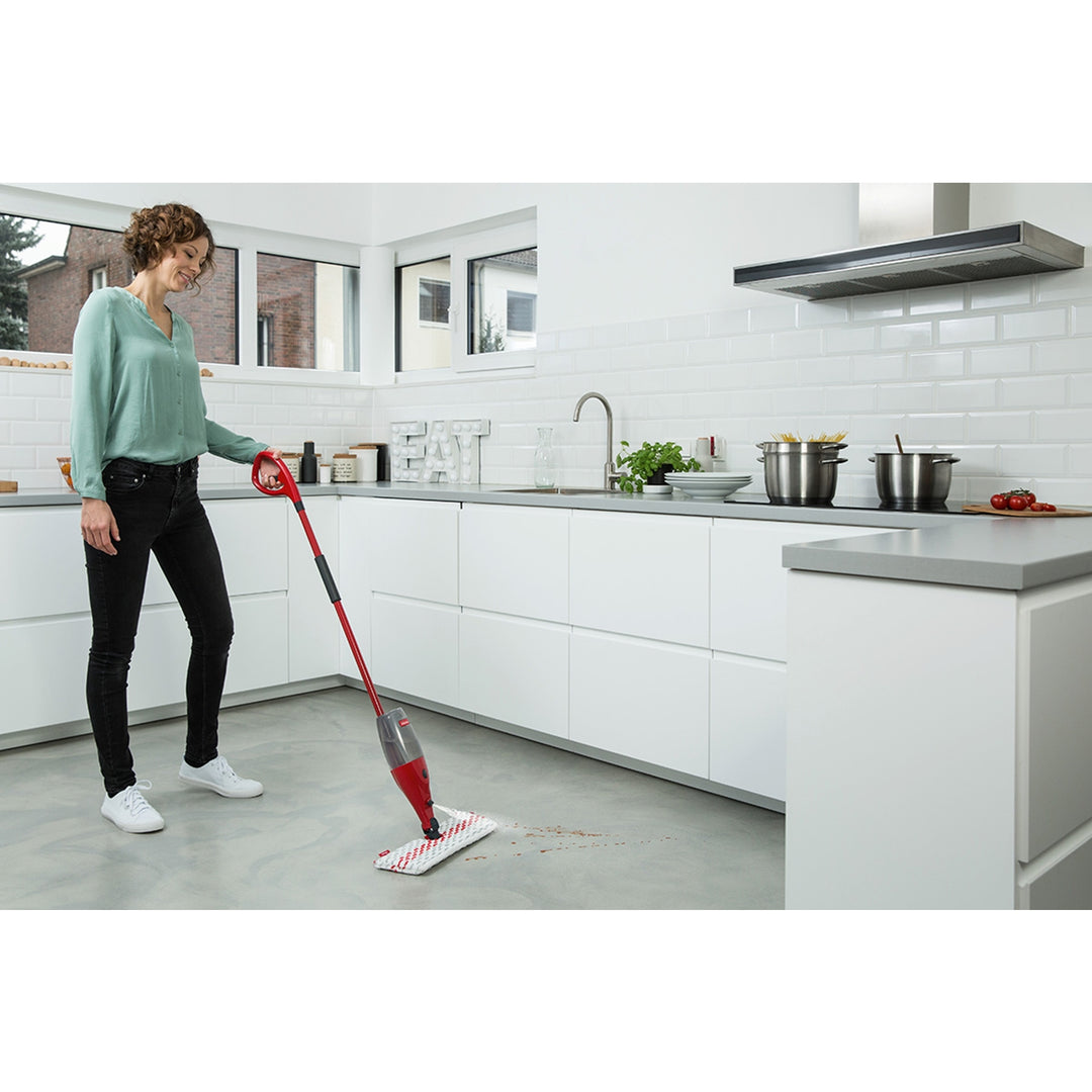 Mop avec nettoyeur rotatif Vileda Spray & Clean Couverture en microfibre double