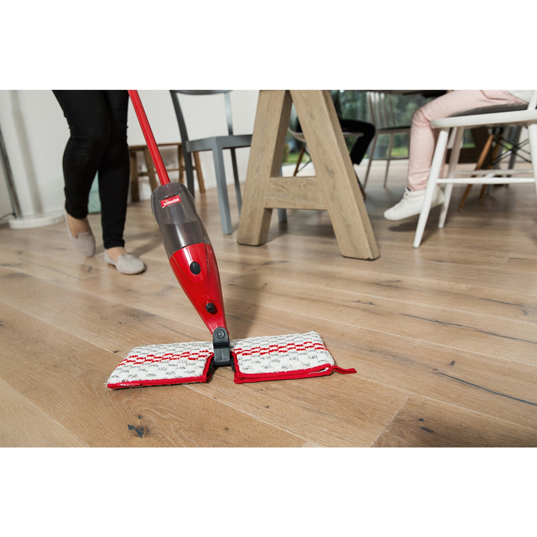 Mop avec nettoyeur rotatif Vileda Spray & Clean Couverture en microfibre double