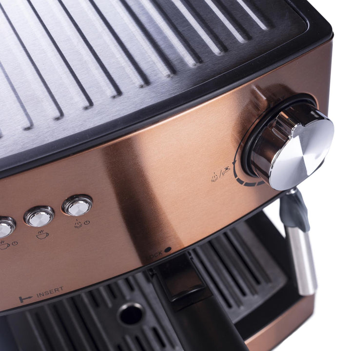 Machine à espresso Adler, 15 bars, 850W, mousseur à lait, AD4404cr