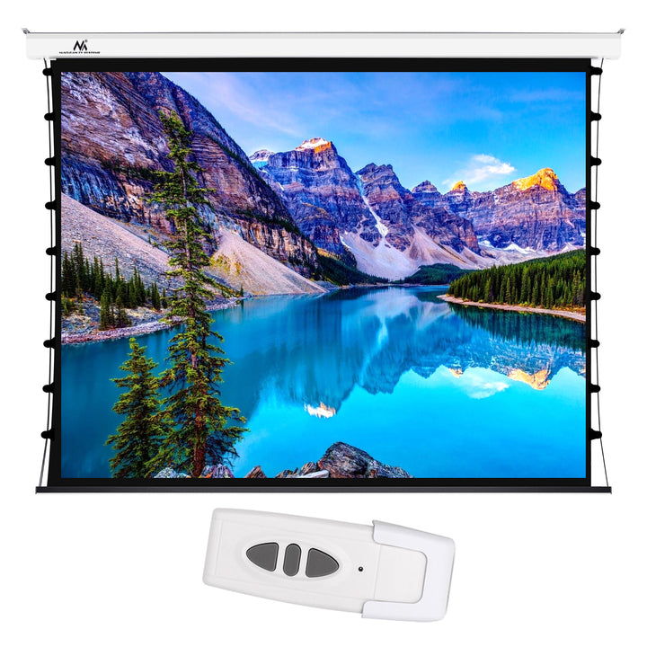 Écran électrique Maclean, tendu, PREMIUM, mur ou plafond, 150", 4:3, MC-952
