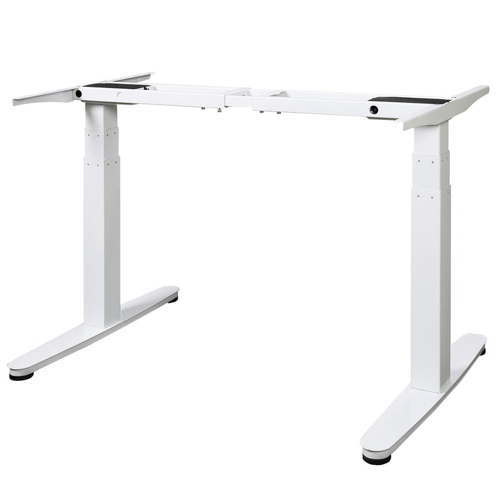 Bureau électrique blanc hauteur max 130cm 120kg Maclean MC-830