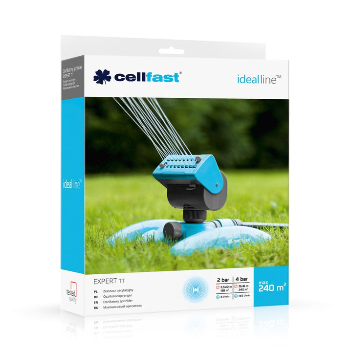 Oscillerende sproeier op de Cellfast Expert Ideal 52-067N basis