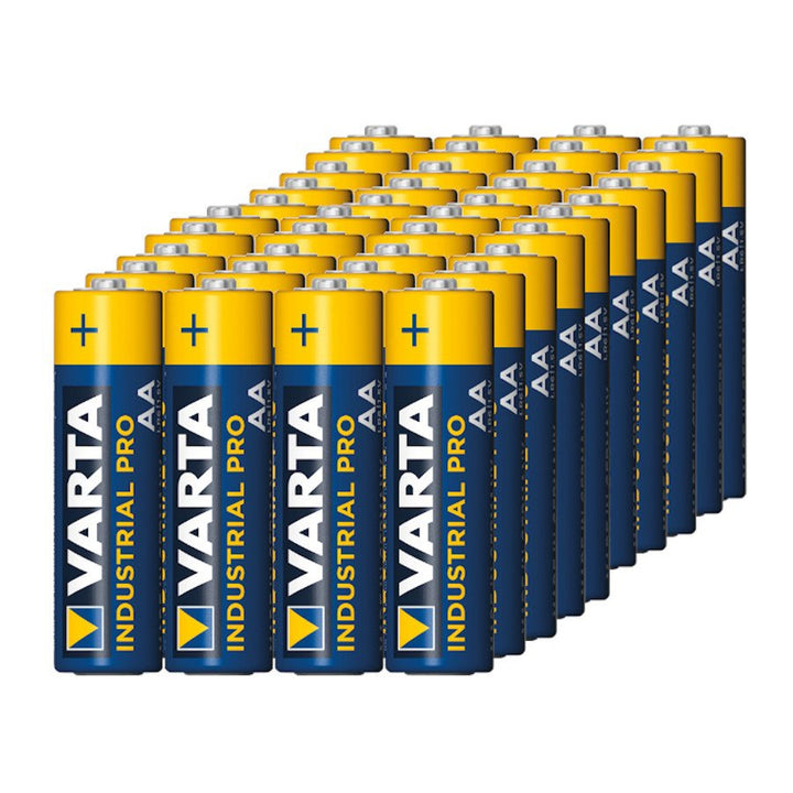 40 piles alcalines Varta Industrial LR6 / AA Foil
