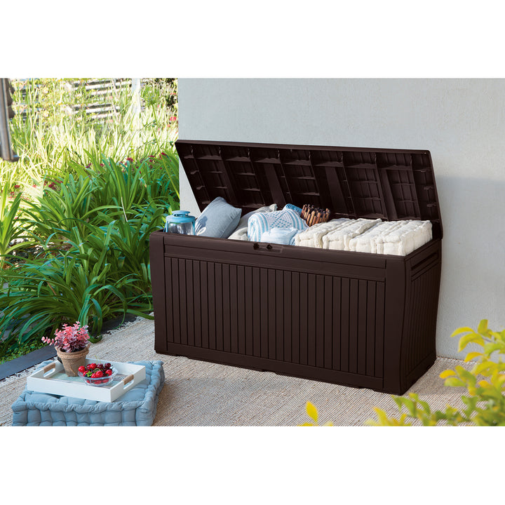 Coffre de rangement de jardin Keter Comfy 270L marron