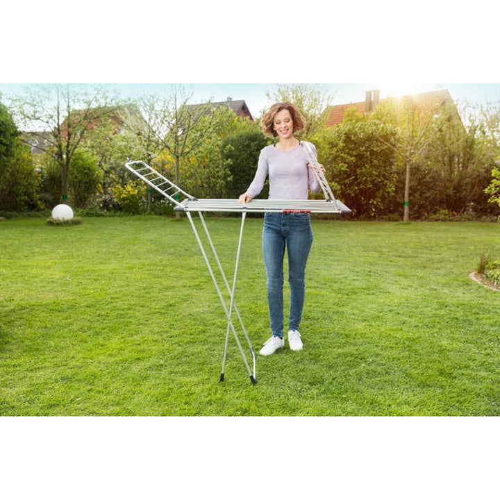 Séchoir à linge résistante à roulettes Vileda Aluminium 100