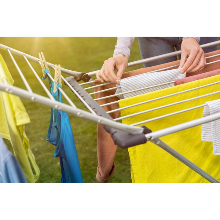 Séchoir à linge résistante à roulettes Vileda Aluminium 100