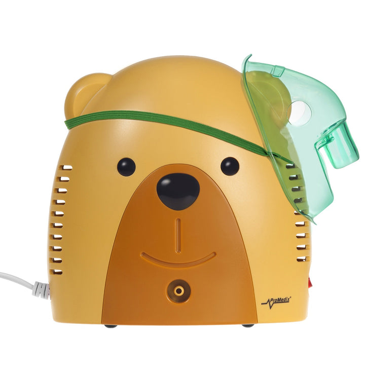Inhalateur pour bébé Promedix PR-811 nounours, set de nébulisation, masques, filtres version UK