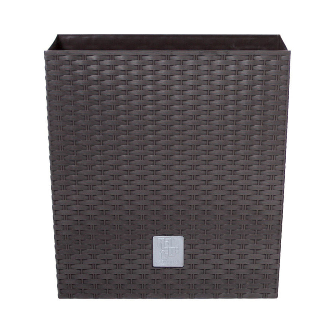 Pot de fleurs avec insert de 21L Prosperplast Rato Low DRTS325L 440U umbra