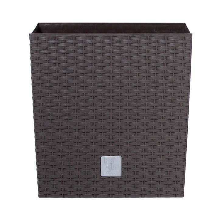 Pot de fleurs avec insert de 21L Prosperplast Rato Low DRTS325L 440U umbra