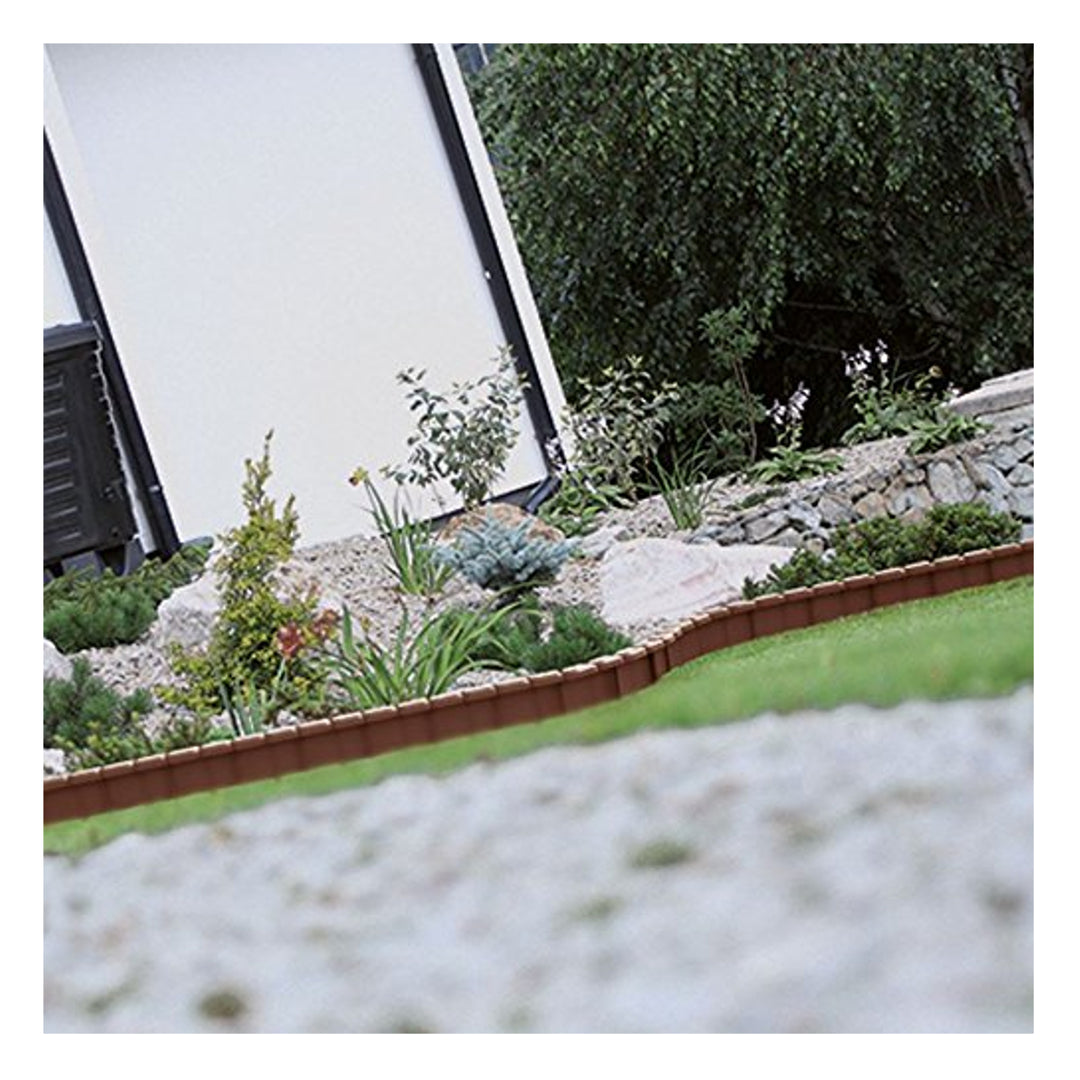Bordure de jardin anti-escargot IPSP 1,9 m marron Prosperplast