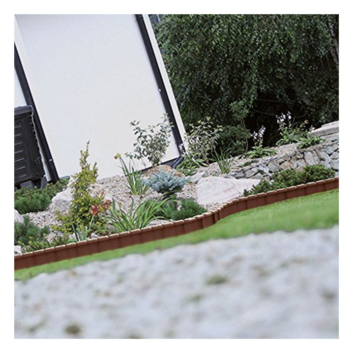 Bordure de jardin anti-escargot IPSP 1,9 m marron Prosperplast