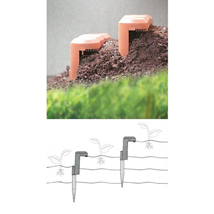 Bordure de jardin anti-escargot IPSP 1,9 m marron Prosperplast