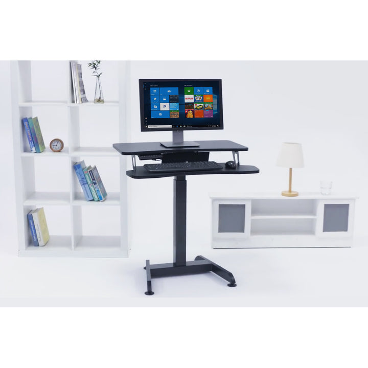 Maclean MC-835 in hoogte verstelbaar elektrisch zit-sta bureau, hoogte 72 - 122 cm, max. belasting 37 kg