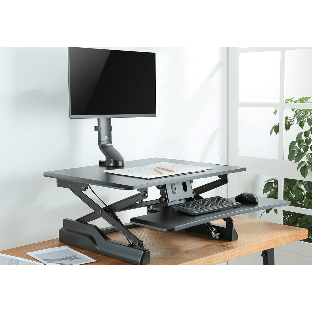 Support de bureau pour écran 17 "-32" 8 kg avec gestion des câbles Maclean MC-853 compatible avec MC-848 et MC-849