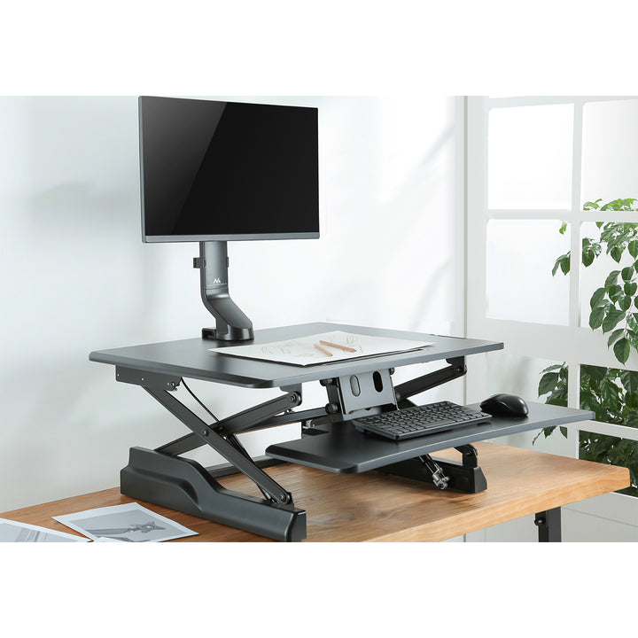Support de bureau pour écran 17 "-32" 8 kg avec gestion des câbles Maclean MC-853 compatible avec MC-848 et MC-849