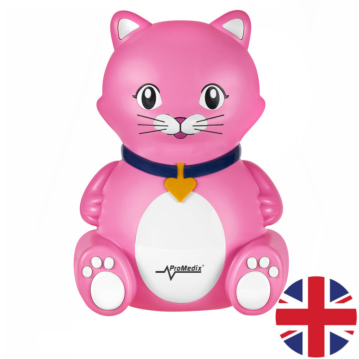 Promedix PR-816 chat inhalateur pour enfants, set de nébulisation, masques, filtres version UK