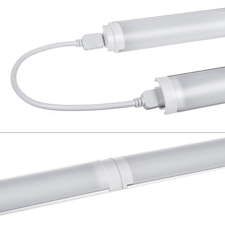 Lineaire LED-onderkastlamp 2 modules met afstandsbediening MacLean Energy MCE245