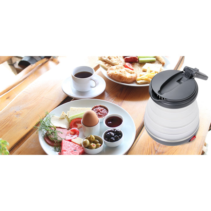 Bouilloire en silicone touristique Adler AD 1279, pliée